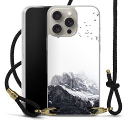 Carry Case Transparent Leather black/gold