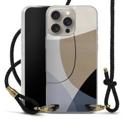 Carry Case Transparent Leather black/gold