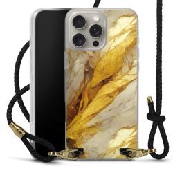 Carry Case Transparent Leather black/gold