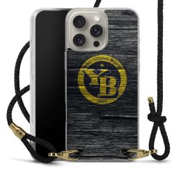 Carry Case Transparent Leather black/gold