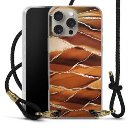 Carry Case Transparent Leather black/gold