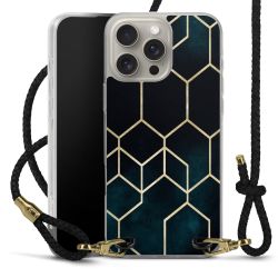 Carry Case Transparent Leather black/gold