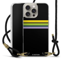 Carry Case Transparent Leather black/gold