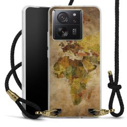 Carry Case Transparent Leather black/gold