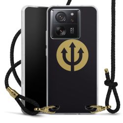 Carry Case Transparent Leather black/gold