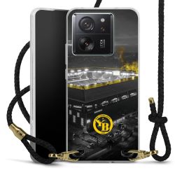 Carry Case Transparent Leather black/gold