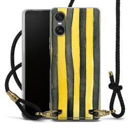 Carry Case Transparent Leather black/gold