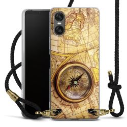 Carry Case Transparent Leather black/gold