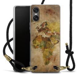 Carry Case Transparent Leather black/gold