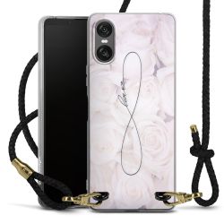 Carry Case Transparent Leather black/gold