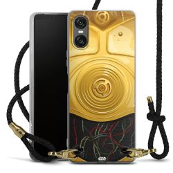 Carry Case Transparent Leather black/gold