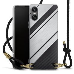 Carry Case Transparent Leather black/gold