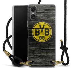 Carry Case Transparent Leather black/gold