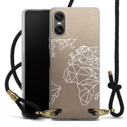 Carry Case Transparent Leather black/gold