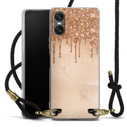 Carry Case Transparent Leather black/gold