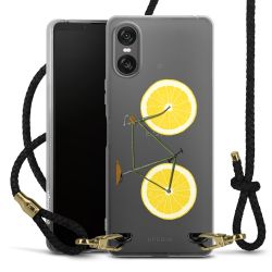 Carry Case Transparent Leather black/gold