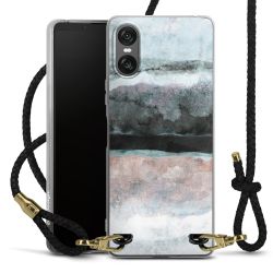 Carry Case Transparent Leather black/gold