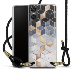 Carry Case Transparent Leather black/gold