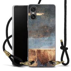 Carry Case Transparent Leather black/gold