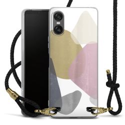 Carry Case Transparent Leather black/gold