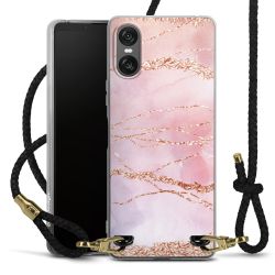 Carry Case Transparent Leather black/gold