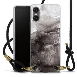 Carry Case Transparent Leather black/gold