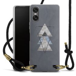 Carry Case Transparent Leather black/gold