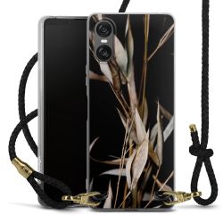 Carry Case Transparent Leather black/gold