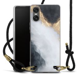 Carry Case Transparent Leather black/gold