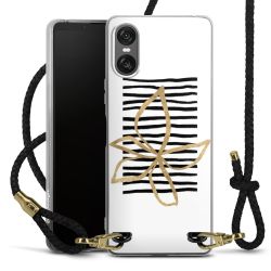 Carry Case Transparent Leather black/gold