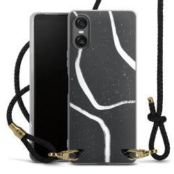 Carry Case Transparent Leather black/gold