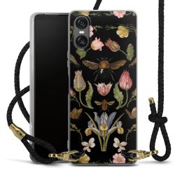 Carry Case Transparent Leather black/gold