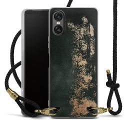 Carry Case Transparent Leather black/gold