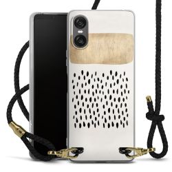 Carry Case Transparent Leather black/gold