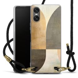 Carry Case Transparent Leather black/gold