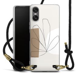 Carry Case Transparent Leather black/gold