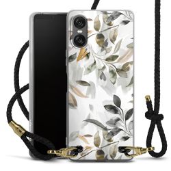 Carry Case Transparent Leather black/gold