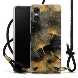 Carry Case Transparent Leather black/gold