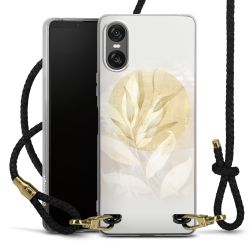 Carry Case Transparent Leather black/gold