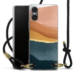 Carry Case Transparent Leather black/gold