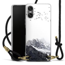 Carry Case Transparent Leather black/gold