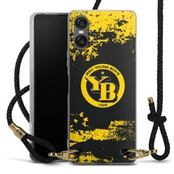 Carry Case Transparent Leather black/gold