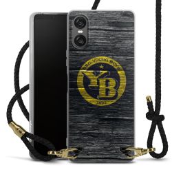 Carry Case Transparent Leather black/gold