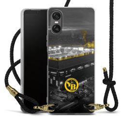 Carry Case Transparent Leather black/gold