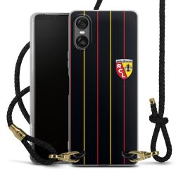 Carry Case Transparent Leather black/gold