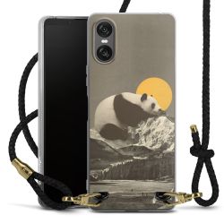 Carry Case Transparent Leather black/gold