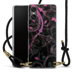 Carry Case Transparent Leather black/gold