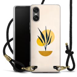 Carry Case Transparent Leather black/gold