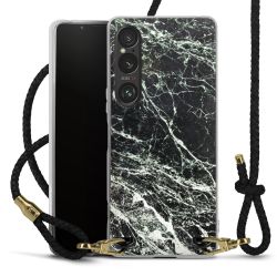 Carry Case Transparent Leather black/gold