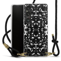 Carry Case Transparent Leather black/gold